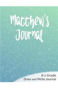 Matthew's Journal