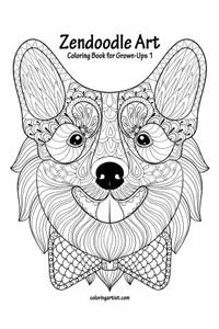 Zendoodle Art Coloring Book for Grown-Ups 1