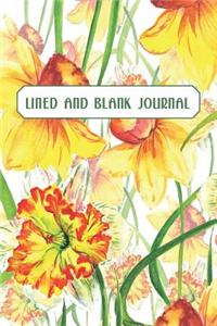 Lined and Blank Journal