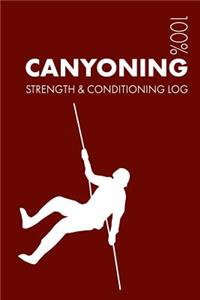 Canyoning Strength and Conditioning Log