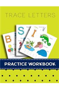 Trace Letters Practice Workbook