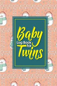 Baby Log Book for Twins