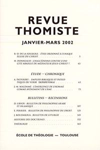 Revue Thomiste - 1/2002