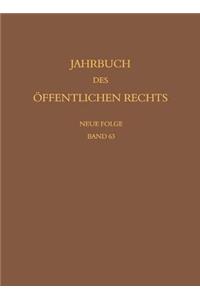 Jahrbuch des offentlichen Rechts der Gegenwart. Neue Folge