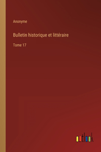 Bulletin historique et littéraire