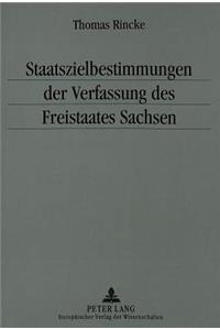 Staatszielbestimmungen Der Verfassung Des Freistaates Sachsen