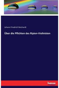 Über die Pflichten des Ripien-Violinisten