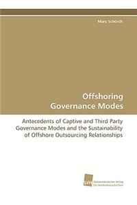 Offshoring Governance Modes