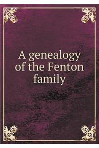 A Genealogy of the Fenton Family