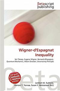 Wigner-D'Espagnat Inequality