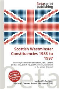 Scottish Westminster Constituencies 1983 to 1997