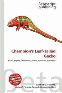 Champion's Leaf-Tailed Gecko