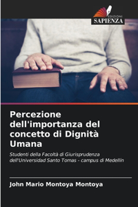 Percezione dell'importanza del concetto di Dignità Umana