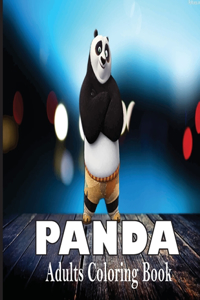 Panda adults Coloring Book