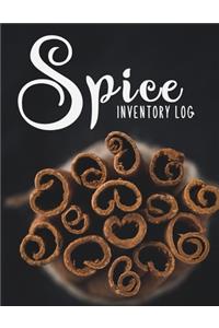 Spice Inventory Log: Large Logbook To Keep Track of Your Spices - Gift Idea