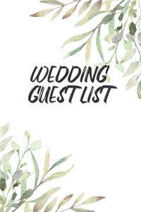 Wedding Guest List