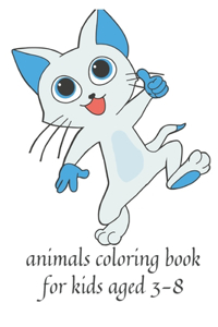 animals coloring book for kids aged 3-8