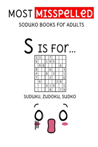 MOST Misspelled Soduko Books For Adults