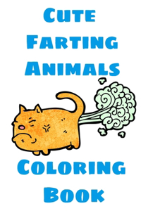 Cute Farting Animals Coloring Book
