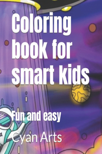 Coloring book for smart kids