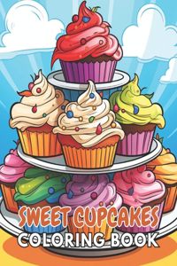 Sweet Cupcakes Coloring Book