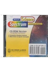Holt Science Spectrum: Physical Approach: Student Edition CD-ROM 2001