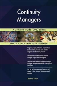 Continuity Managers A Complete Guide - 2020 Edition