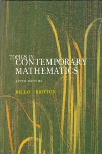 Topics In Contemporary Mathematics 6Ed