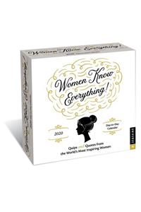 Women Know Everything 2020 Day-To-Day Calendar