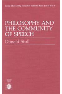 Philosophy and the Community of Speech