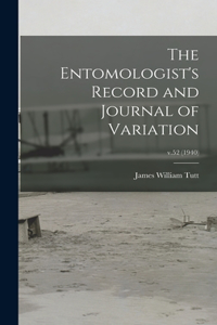 The Entomologist's Record and Journal of Variation; v.52 (1940)