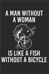 A Man Without A Woman Is Like A Fish Without A Bicycle