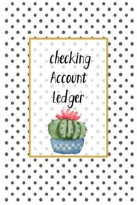 Checking Account Ledger