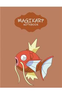 Magikarp Notebook: Favorite Pokemon Blankbook Journal