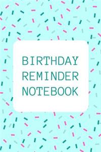 Birthday Reminder Notebook