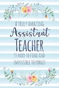A Truly Amazing Assistant Teacher Is Hard To Find And Impossible To Forget