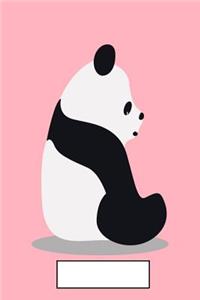 Pink Panda Notebook