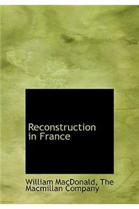 Reconstruction in France