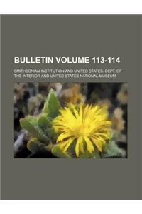 Bulletin Volume 113-114