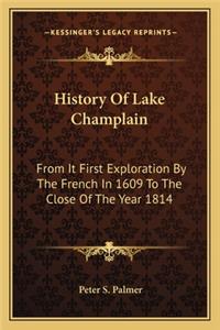 History Of Lake Champlain