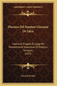 Discorso Del Senatore Giovanni De Falco