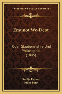 Emunot We-Deot