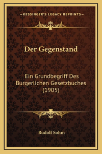 Der Gegenstand