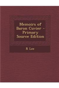 Memoirs of Baron Cuvier