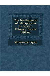 The Development of Metaphysics in Persia