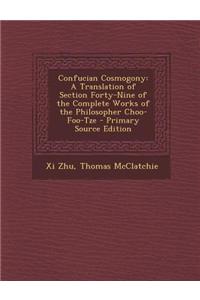 Confucian Cosmogony