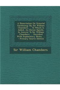 A Dissertation on Oriental Gardening