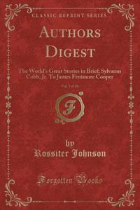 Authors Digest, Vol. 5 of 20