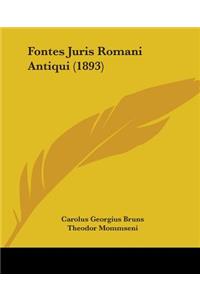 Fontes Juris Romani Antiqui (1893)