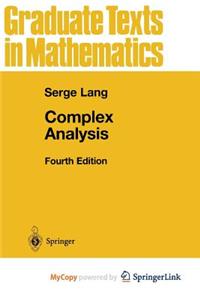 Complex Analysis